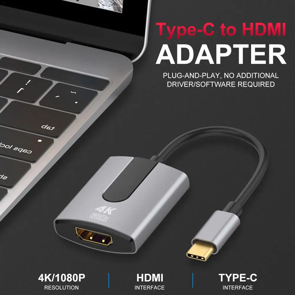Кабель адаптер USB C HDMI 4K 60 Гц Type c на для MacBook Air IPad Pro Huawei Mate 20 P20 Galaxy S9 кабель HDMI|Кабели