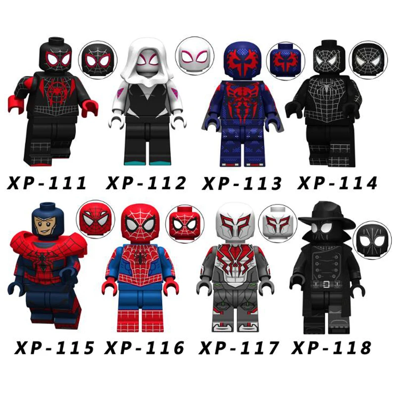 Legoings 8pcs/lot Marvel Spiderman Gwen Building Blocks Toys