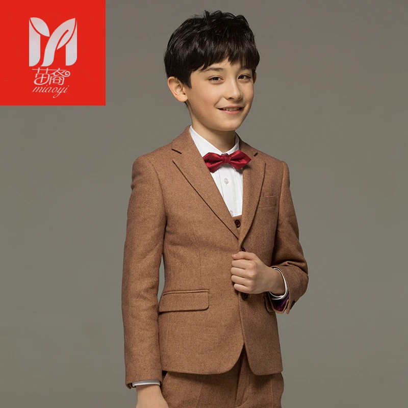 

2017 children's leisure clothing sets kids baby boy suits Blazers vest gentleman clothes for weddings formal clothing