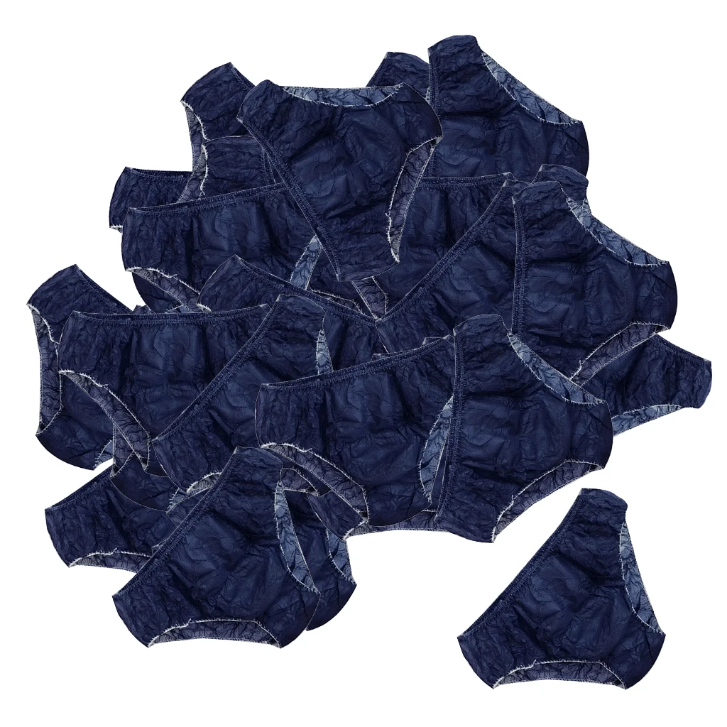 Pack of 100 Women Disposable Nonwoven Paper Brief Panties Hygiene Care Underwear
