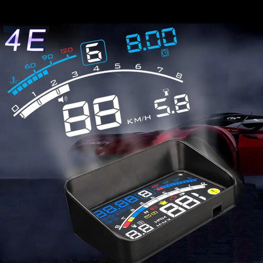 Новый 5 &quotHead Up Display HUD держатель капот автомобиля OBD II EOBD кронштейн для активной