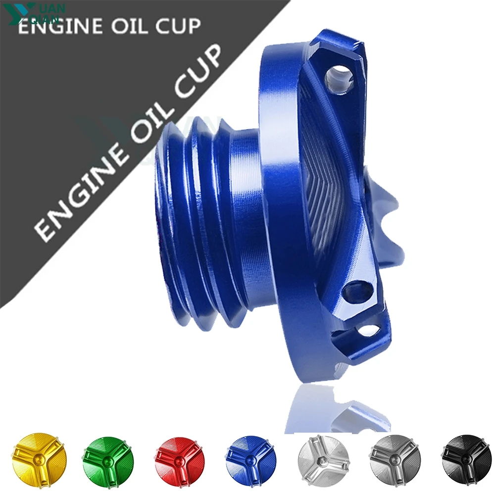 

For Suzuki SV1000/S 2003 2004 2005 2006 2007 Motorcycle accessories M20*2.5 Engine Oil Filter Cup Plug Cover Screw