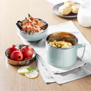 

1300ml 2 layer food container Lunch Box for Picnic Tableware Carry Food Bento Box For School