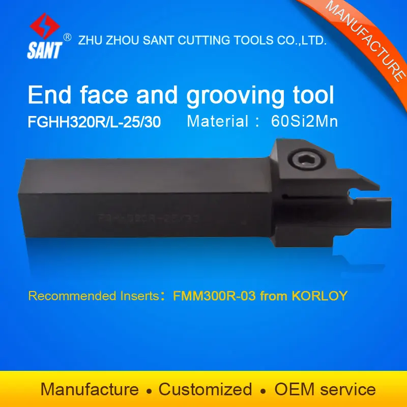 CNC режущие инструменты держатель инструмента для канавок FGHH320R-25/30 с корейскими