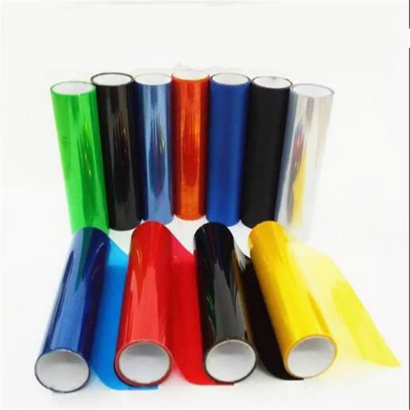 

30cm x 140cm Car Fog Light Headlight Taillight Tail Light Tint Vinyl Film Sticker Dark Blue Color