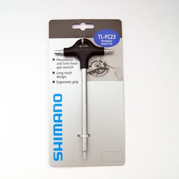 

Original Shimano Bicycle Workshop TL-FC23 crankset chain-rings wrench Torx tool - T30 5mm hex Bike Parts