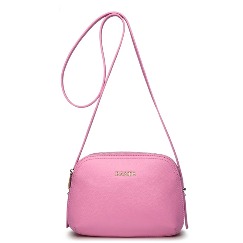 

New Women genuine cow leather crossbody bag Candy Bags Vintage Elegant Brand Bag Women Messenger Mini Bags Bolsas Tote