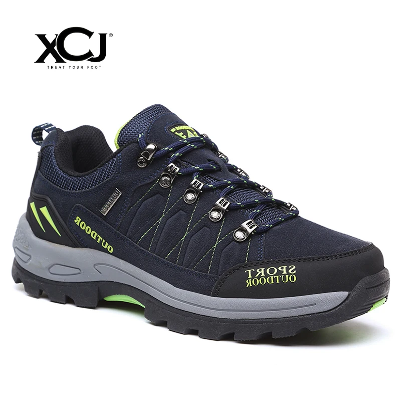 

XCJ Brand Men Casual Shoes Men Shoes Men Sneakers Breathable Plus Big Size 46 47 Men Flats Lace up Spring Autumn Slip On