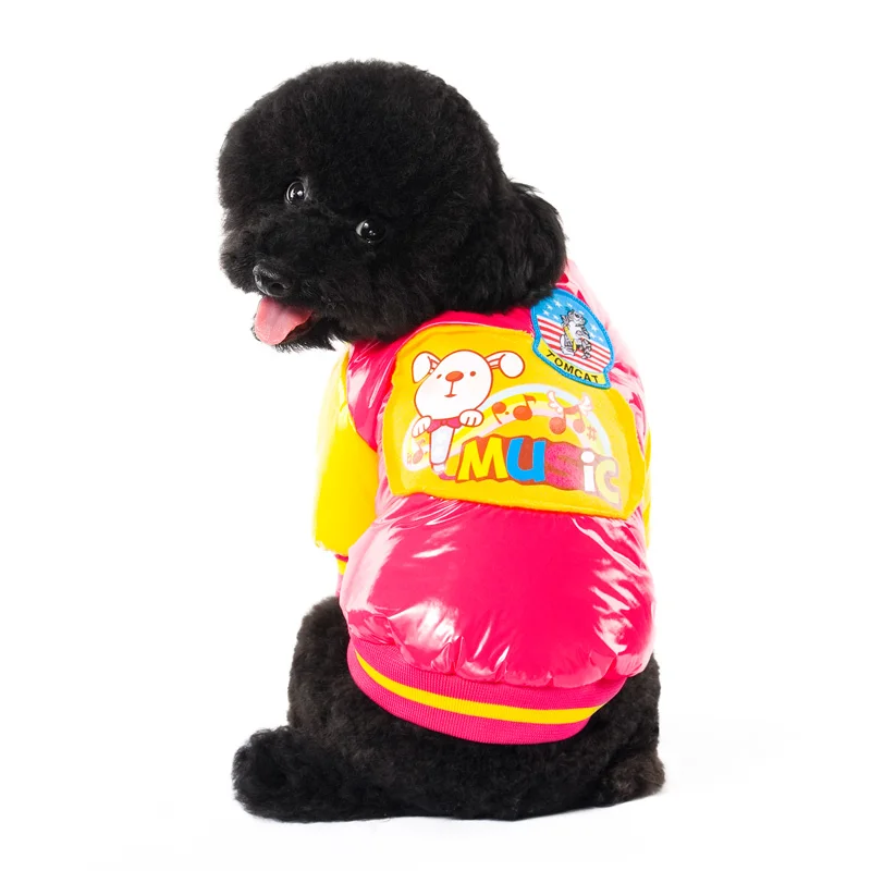 Winter Dog Clothes Soft Thick Warm Pets Costume Down Jacket Coats