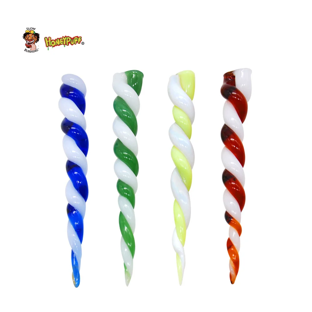 

HONEYPUFF Premium Glass Dabbler 4.45 Inch Wax Dab Tool Colorful Thick Pyrex Dabber Tools Quartz Banger Nails Dab Rigs Wholesale