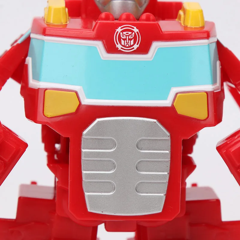 13cm Playskool Heroes Transformers Rescue Bots Energize Heatwave the Fire-Bot Hot Shot Rescan Chase The Police Bot Action Figure