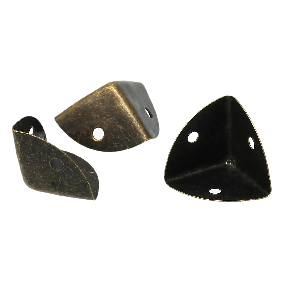 Box Desk Corner Protector Antique Bronze 25mm x25mm(1\ Box Desk Corner Protector Antique Bronze 25mm x25mm(1\