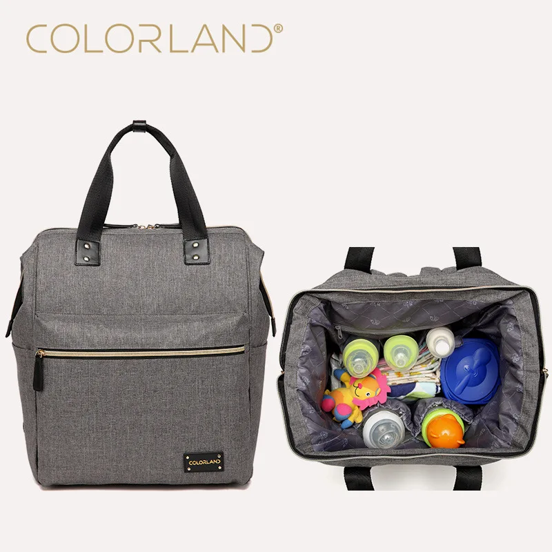 

Colorland brand 2017 New Fashion Baby Diaper Bag bolsa Backpack Mommy Bag Changing Bags Daddy Nappy Bags Hobos Wet Bag diaper