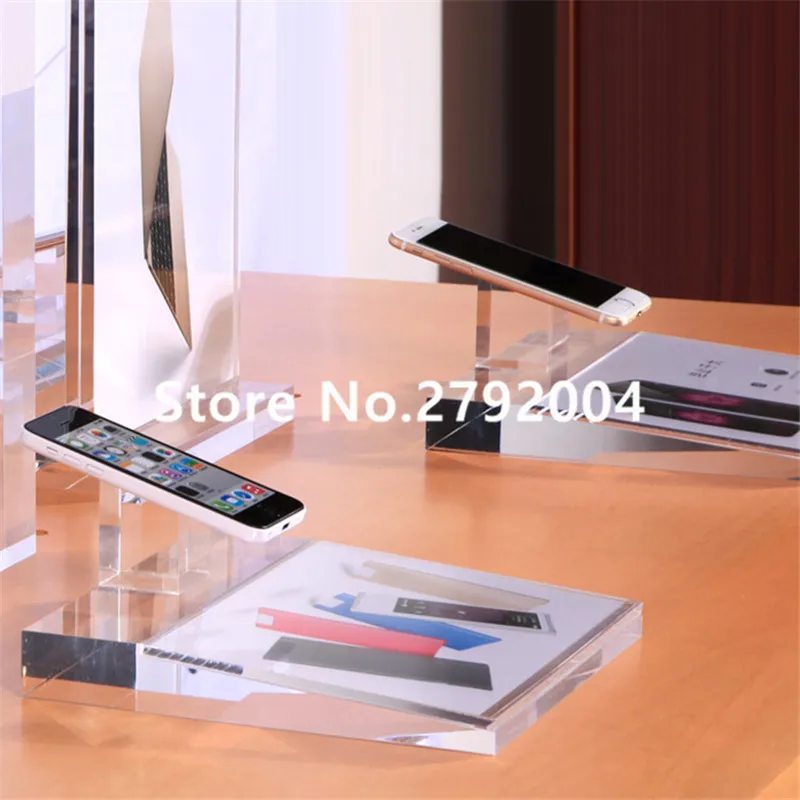 Titular para Celular Lote Alta Qualidade Acrílico Display Stand 14*19 cm 10 Pçs - 8 Cheap Sistema EAS