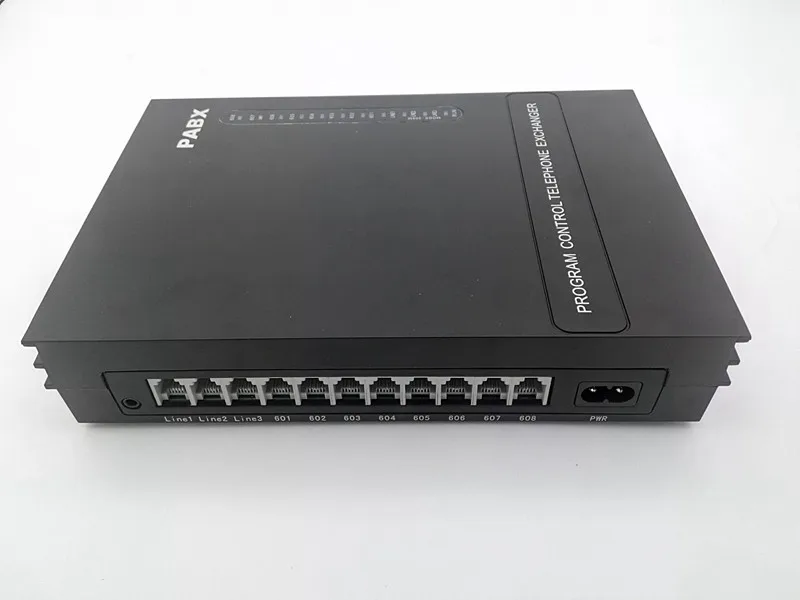 حار بيع 3CO + 8Ext vintelecom sv308 pbx/الهاتف مبادل/نظام الهاتف/mini pabx/soho pbx/pabx الصغيرة-تعزيز