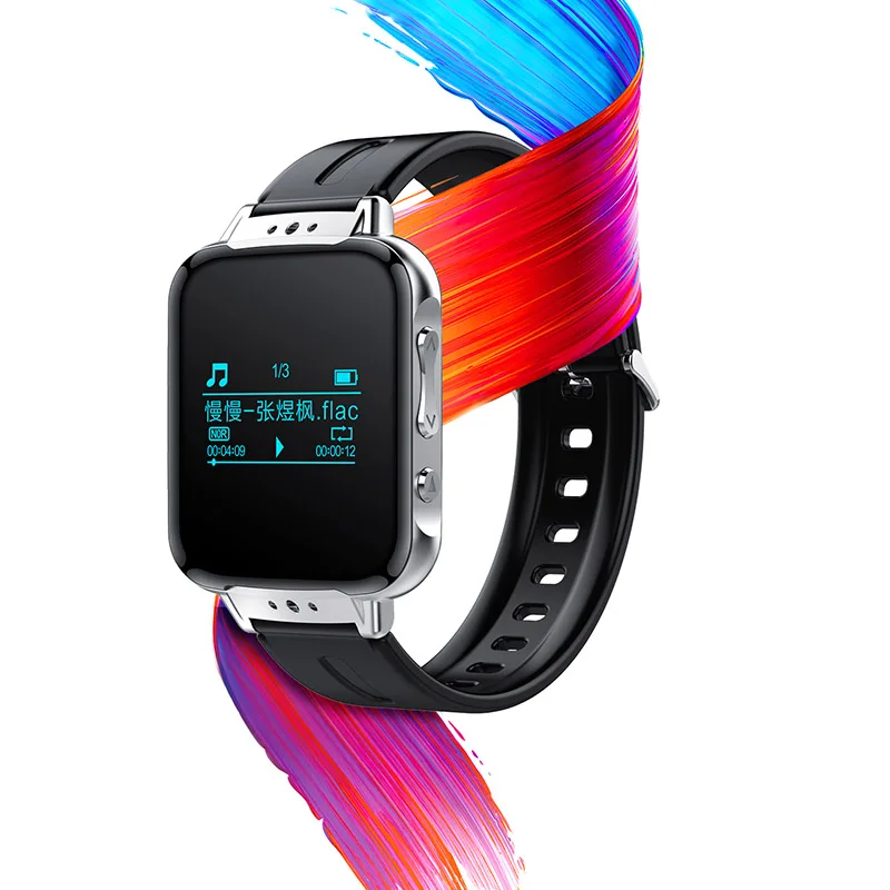 

Sport Bracelet Watch Wireless Bluetooth HIFI Music MP3 Voice Activated Recorder Digital Audio Sound Recording Support 28 languag