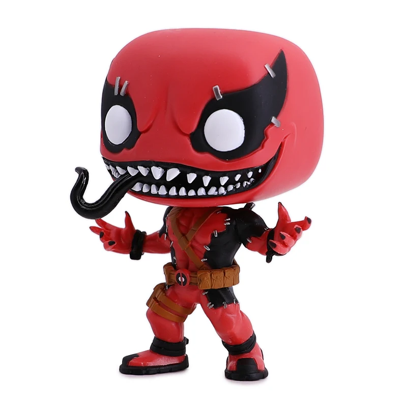 

Deadpool Venom Innovative Marvel Figures 10cm Vinyl Venomized Deadpool Bobblehead Toys Car Decoration
