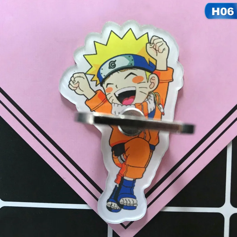 Anime Model Figure 360 Degree Metal Finger Ring Mobile Phone Smartphone Stand Holder For Iphone