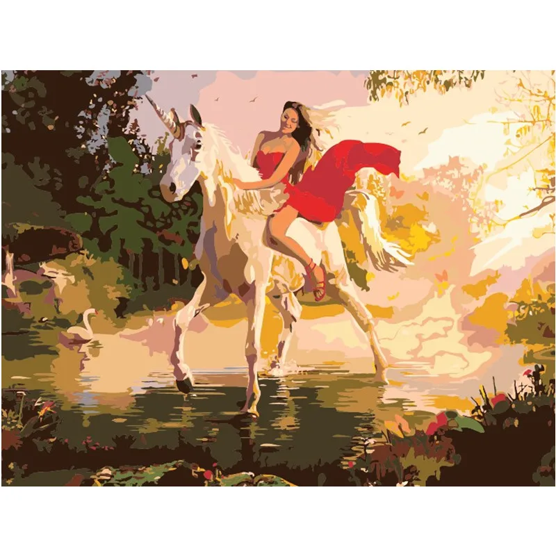 drawing by number horse painting picture by numbers digital pictures