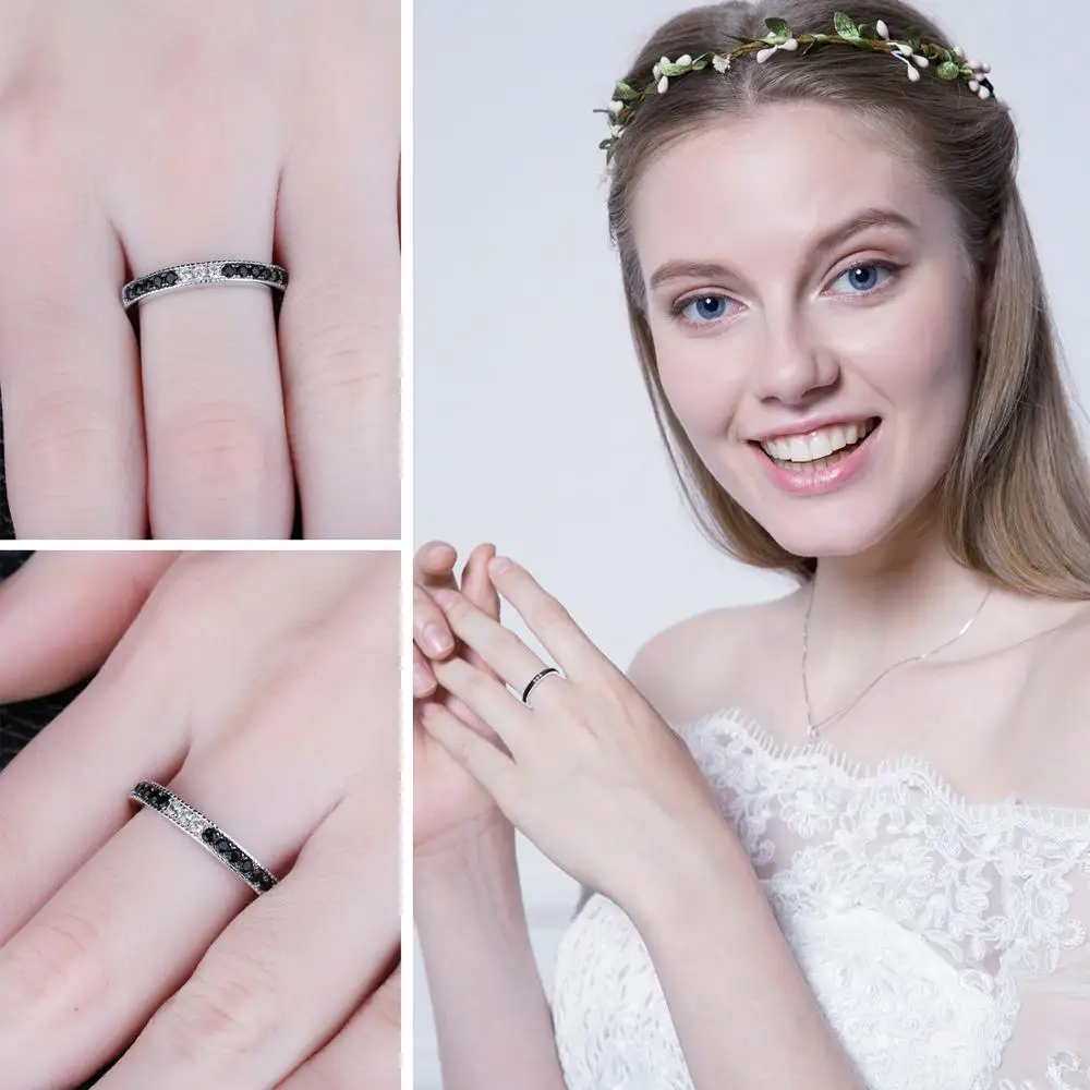 Женское кольцо из натуральной черной шпинели JewelryPalace стерлингового серебра 925