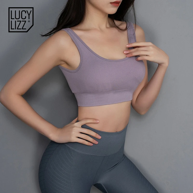 

Shockproof V Beauty Back Sports Bra Workout Running Fitness Vest Tank Top Sports Underwear High Elasticity Yoga Bra