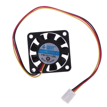 

3 Pin 40mm Computer CPU Cooler Cooling Fan PC 4cm 40x40x10mm DC 12V CPU Heat sink Cooler optimal temperature Improve air flow