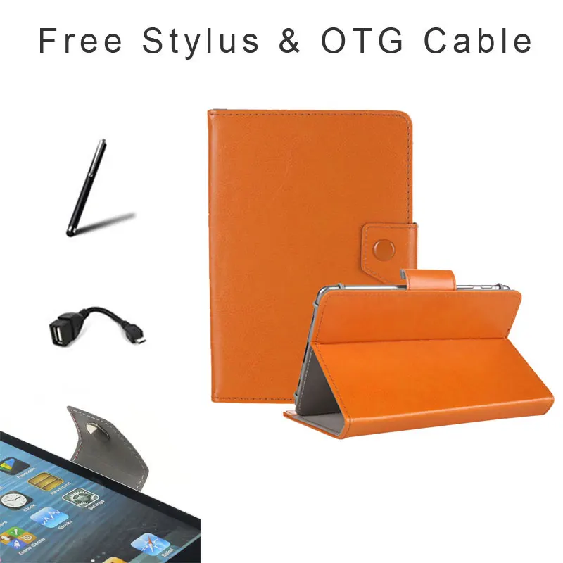 

For 10.1 inch Tablet Digma Optima 10.2 3G Universal Magnetic PU Leather Book Cover Case 9 Colors 2 Gifts Free Shipping