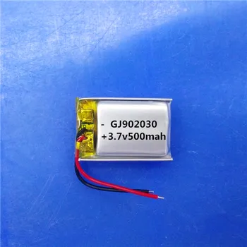 

Free shipping by DHL/Fedex 100pcs 3.7V 500mAh lithium polymer battery 902030 092030 Bluetooth stereo doll toy