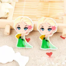 100 шт/партия 36x22 мм Мультяшные полимерные плоские кнопки для волос Лук Центр Ремесло Скрапбукинг SC226