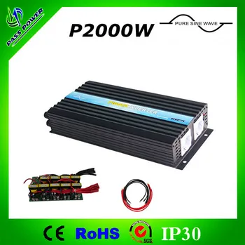 

CE&RoHS approved,Pure Sine Wave 2000w Power Inverter 24v 240v Inverter