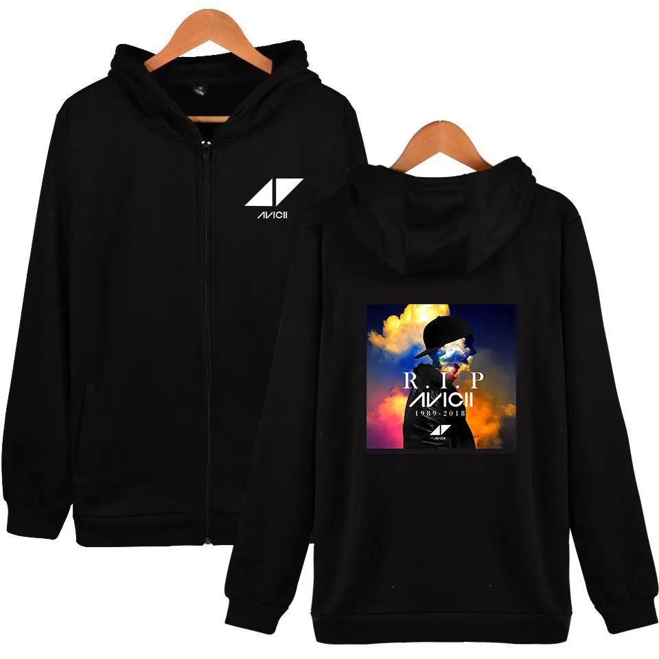 

DJ avicii Hoodies Men/Women Casual Long Sleeve Zipper Hoodie Streetwear Spring Autumn Sweatshirt Hip Hop Jacket Coat Clothes