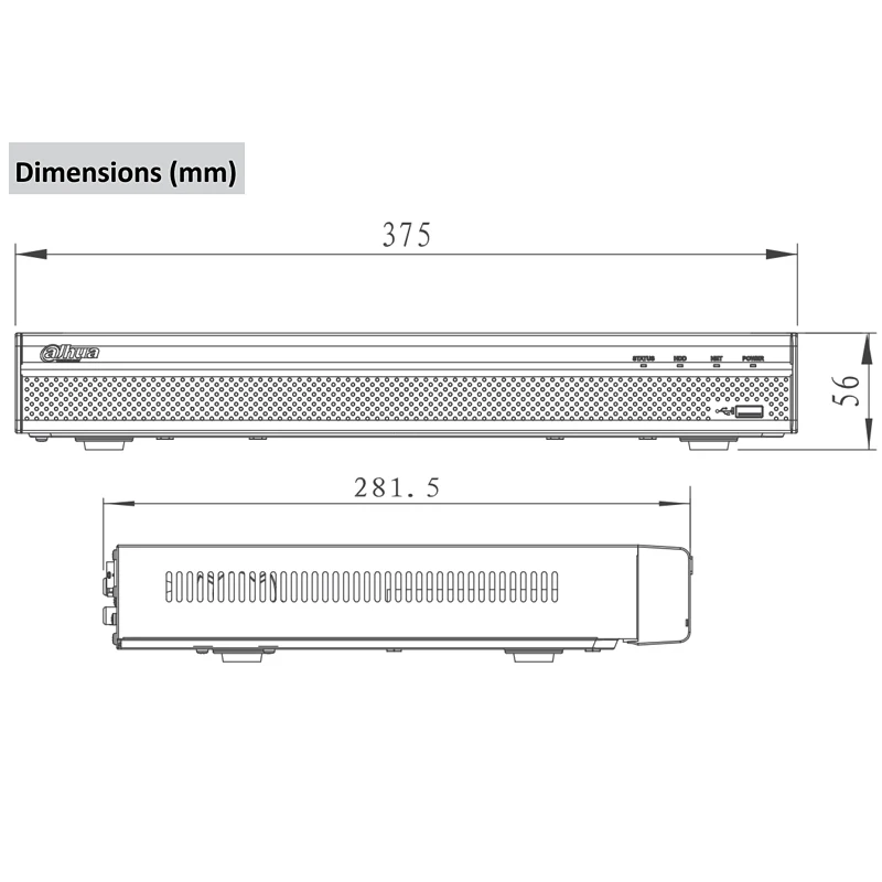 Dahua 8CH 16CH 32CH NVR4208-4KS2 NVR4216-4KS2 NVR4232-4KS2 4K и H.265 Lite Сетевой Видео Регистраторы с 2SATA Интерфейс