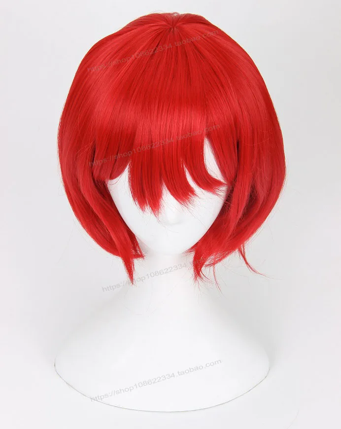 Akagami no Shirayuki Белоснежка Принцесса красные волосы парик косплей красный короткий парик Хэллоуин
