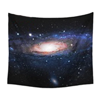 

HOT GCZW-150x130cm Home Decorative Polyester Tapestry Psychedelic Universe Star Pattern Mandala Pattern Beach Towel Fashion So