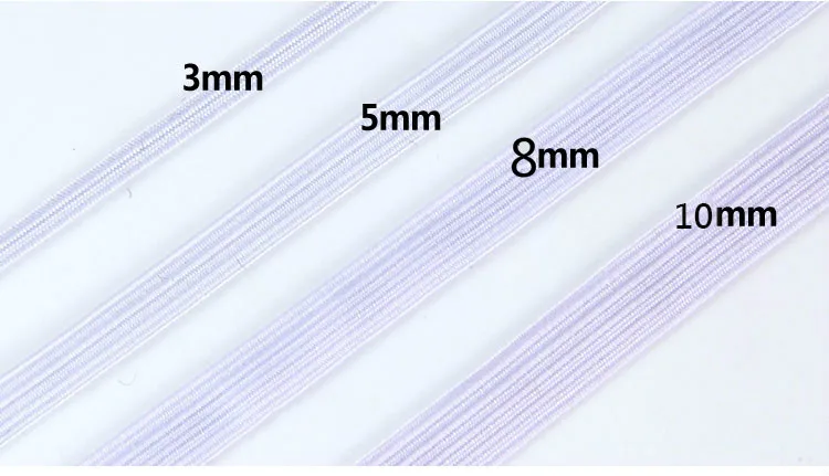 Тонкая прошитая эластичная лента, широкая белая или черная высокая эластичная плоская резинка, поясная лента, тонкий пояс, Швейные аксессуары для одежды