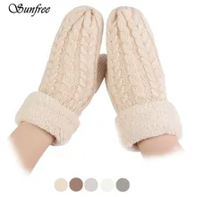 Sunfree новинка горячая Распродажа Модные женские теплые зимние перчатки варежки удобные брендовые новые высококачественные 24 ноября