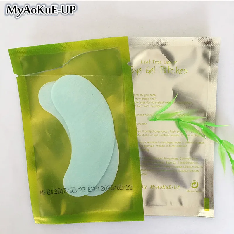 Myaokue до 500 пар ресниц Нашивки мягкие Средства ухода для век Бумага patch pad