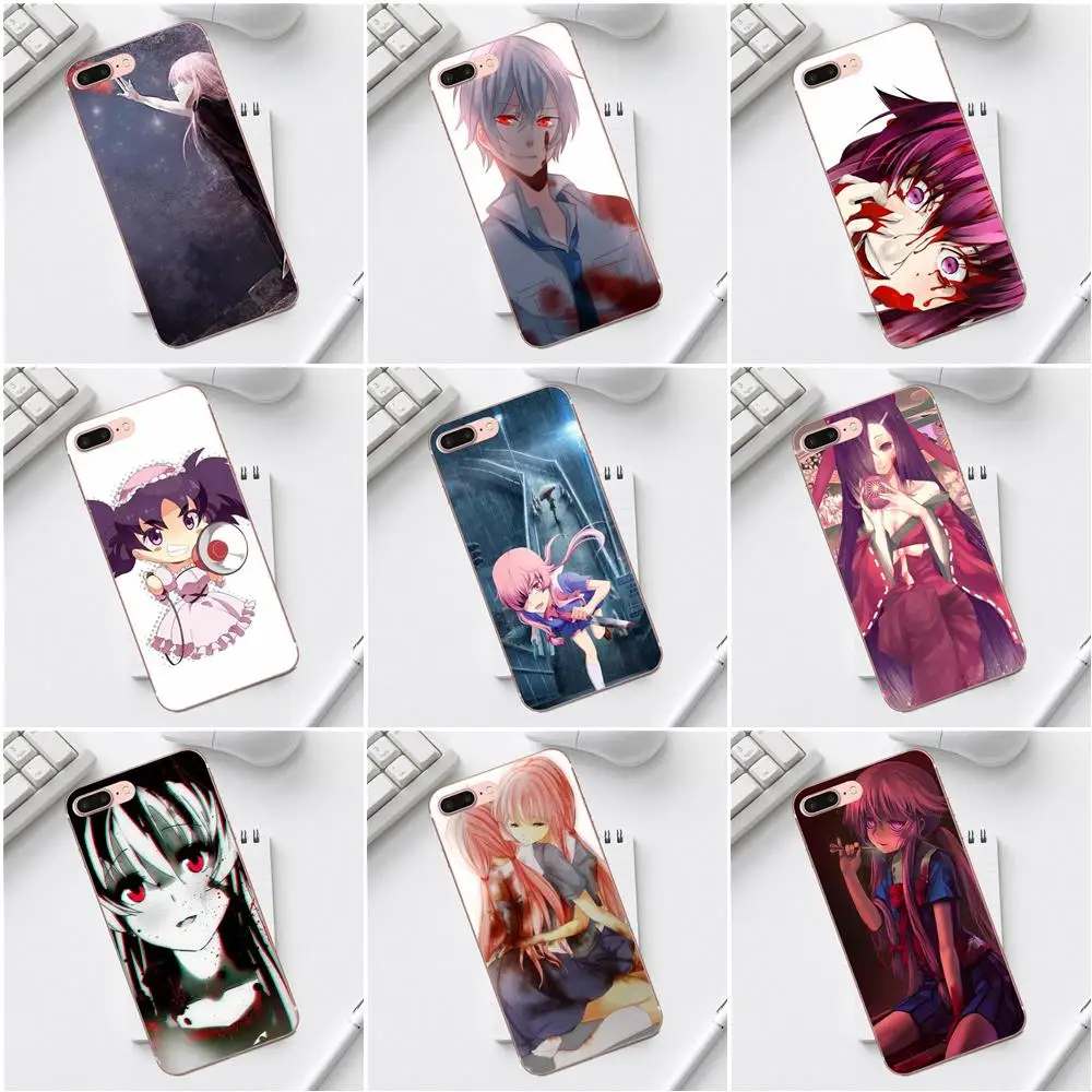 Mirai Nikki Будущее Дневник корпус ТПУ топ продаж для iPhone 4 4S 5 5C SE 6 6S 7 8 Plus X XS Max XR Galaxy A3 A5