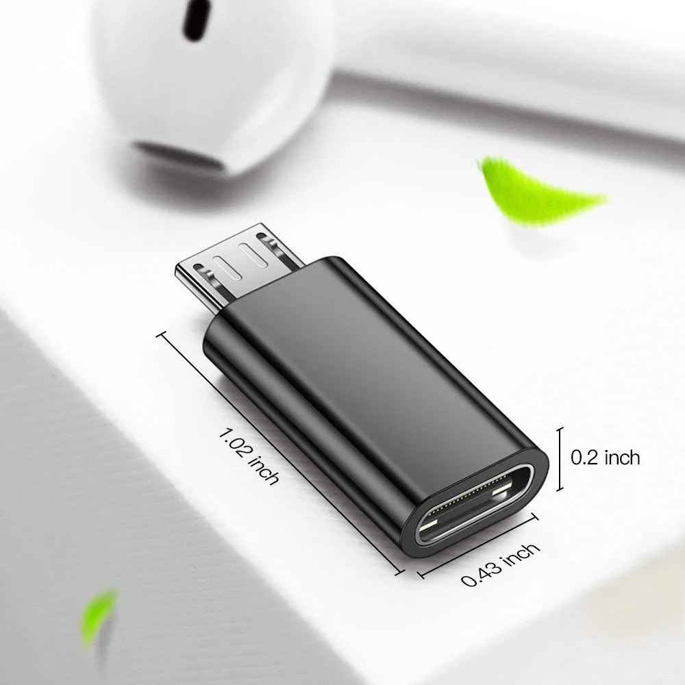 NYFundas 3 шт. адаптер usb c к micro для Samsung Galaxy S7 S6 edge Huawei honor 8x Xiaomi Redmi Note 5 6 Pro 4 LG usbc