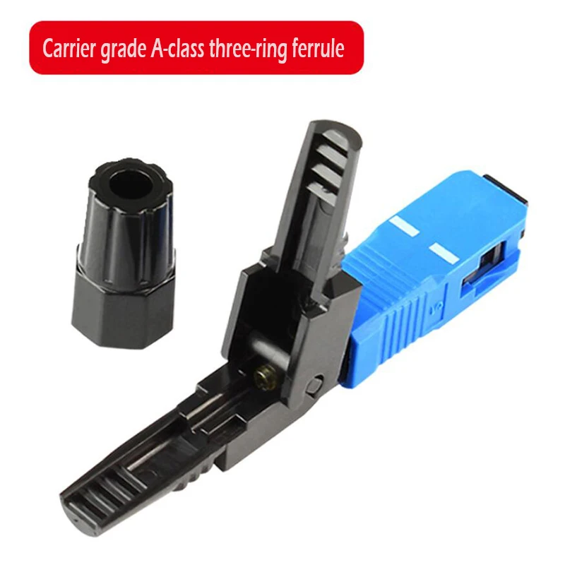 

100PCS/lots 0.3dB FTTH fiber optic fast/quick connector SC UPC single-mode