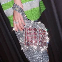 Сезон: весна–лето женская новая стильная серебро Цвет с печатным рисунком, с двойным ремешком, Сумка с пайетками универсальные