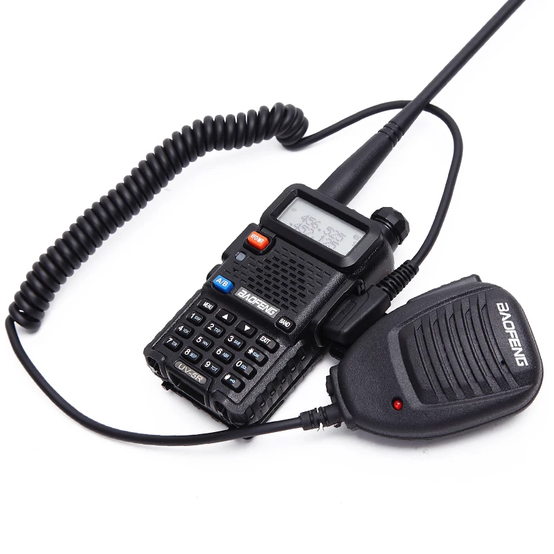 

Baofeng PTT Speaker Mic handheld Microphone for Two Way Radio Walkie Talkie UV-5R UV-5RE BF-UVB2 BF-888S GT-3 Microphone Speaker