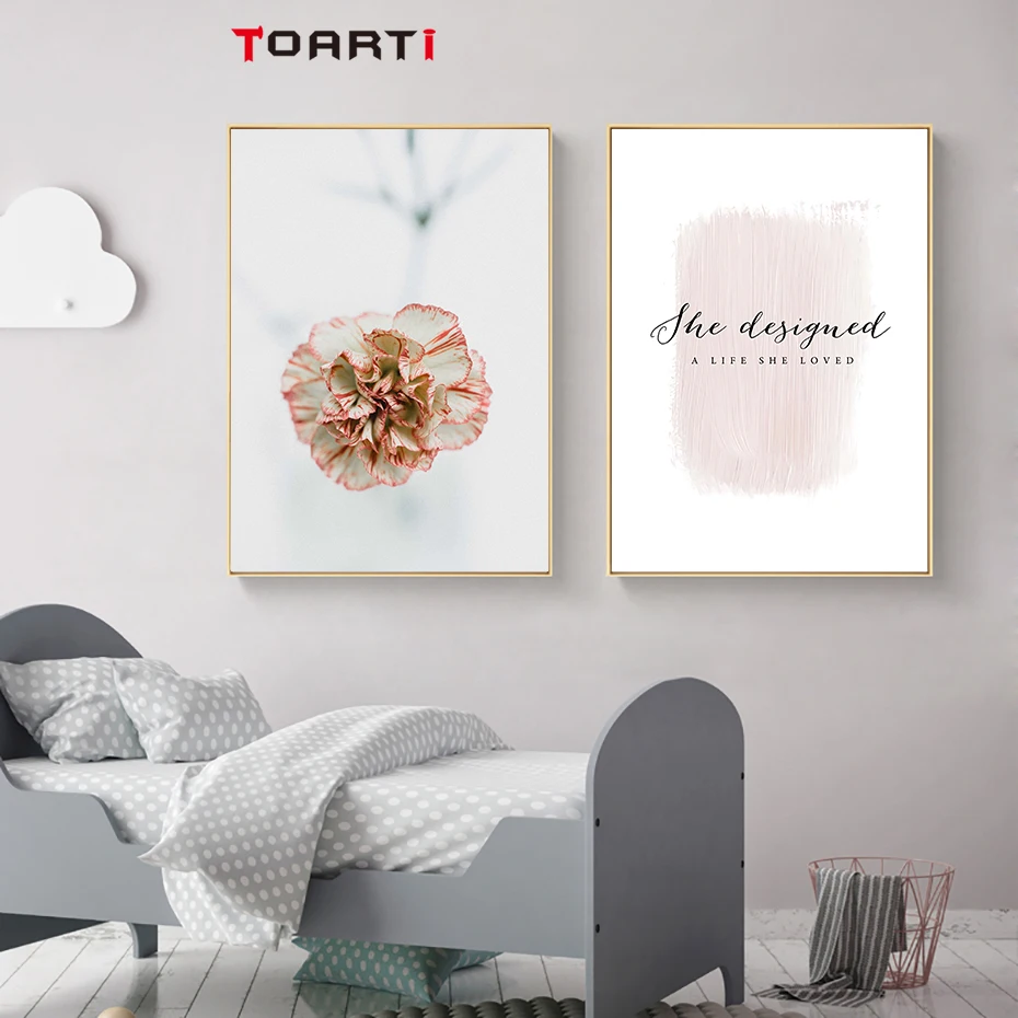 flower Carnation  pink home living room decoration (4)