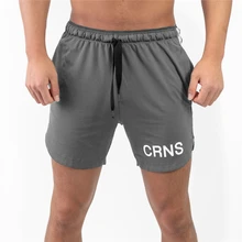 Для мужчин модные спортивные шорты сетки быстросохнущие дышащие Лоскутные шорты Фитнес Короткий Мужской Jogger Повседневное тренажерные залы пляжные Шорты