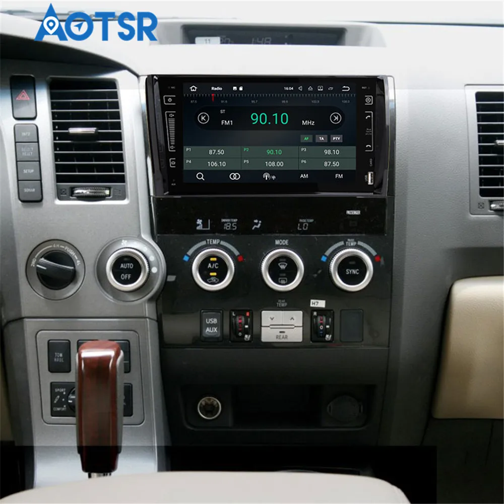 " Android 8,0 Автомобильный gps радио плеер 4G+ 32G для Toyota Sequoia Tundra 2010-2012 автомобильный стерео Мультимедиа Bluetooth DVD ips экран