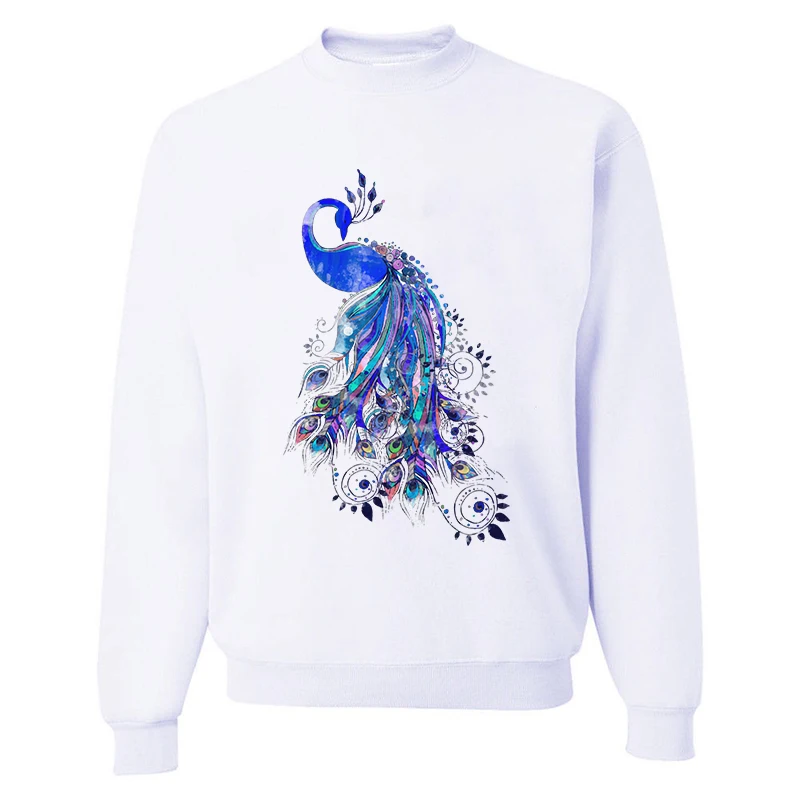 

Colorful Peacock Iron on Heat Transfer Printing Patches Stickers Washable for Clothes T-shirts Hoodies DIY Appliques New 2018