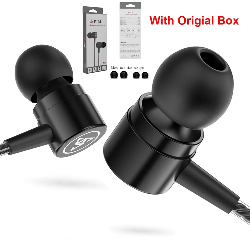 

PTM Super Bass Earphone Sport Subwoofer Headphones with Mic Stereo Gaming Headset For Phone Iphone Xiaomi Samsung MP3 auriculare