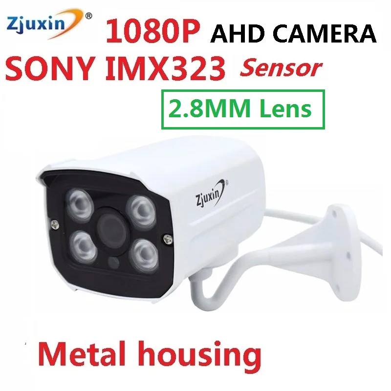 

ZJUXIN 2.8mm 1080P ahd camera 4pcs array LED SONY IMX323 3mp 2.8mm wide-angle lens solution Good day night 1080p ahd kamera
