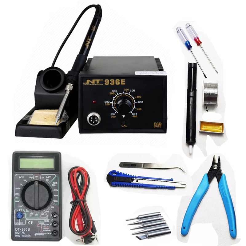 Buy 220V 60W Constant Adjustable Temperature Electric Soldering Station