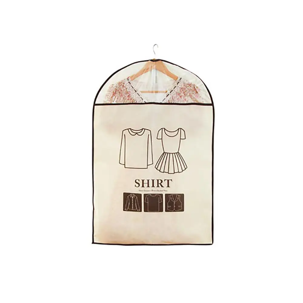 OTHERHOUSE платье сумка чехол для одежды ткань пылезащитный чехол костюм сумка пальто протектор шкаф Органайзер для хранения одежды сумки на молнии - Цвет: Shirt